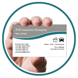 Multi-Line Insurance Agent Business Card