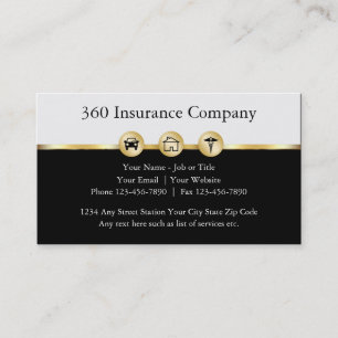 Multi Line Insurance Business Cards