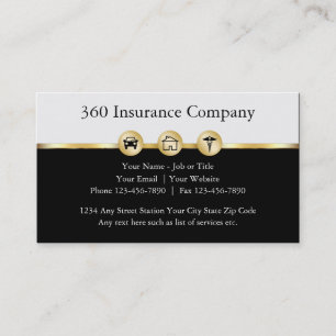 Multi Line Insurance Business Cards
