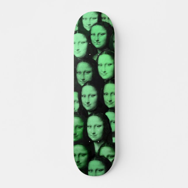 Multi-Mona in Green Skateboard (Front)
