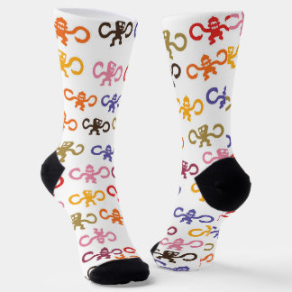 Multi-Monkey Business Socks