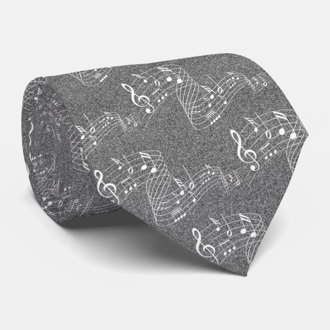 MULTI-MUSIC NOTES- TIE (Rolled)