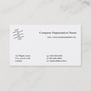Multi name all purpose company logo business card