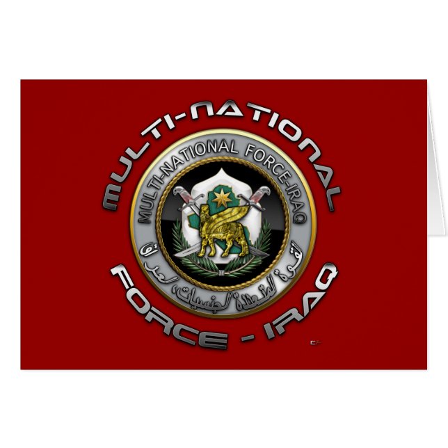 Multi-National Force – Iraq (Front Horizontal)