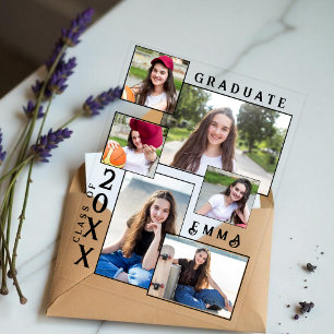 Multi Photo Acrylic 2025 Graduation Announcement