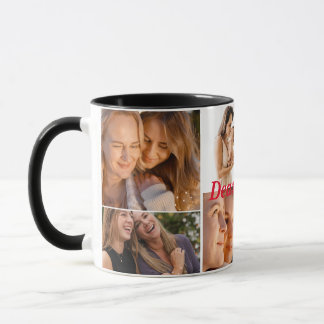 Multi Photo Collage Modern Personalised mother's  Mug