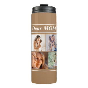 Multi Photo Collage Modern Personalised mother's Thermal Tumbler