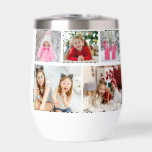 Multi Photo Collage Modern Personalised Name<br><div class="desc">Multi Photo Collage Modern Personalised Name Insulated Tumbler features a photo collage of five of your favourite photos. Personalised with your name in modern black script. Perfect for birthday,  Christmas,  baby shower and more. Designed by ©Evco Studio www.zazzle.com/store/evcostudio</div>