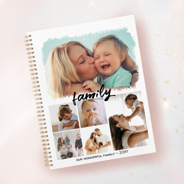 Multi Photo Collage Simple Frame Personalised Planner (Creator Uploaded)