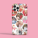 Multi Photo Collage Simple Modern Hexagon Pattern iPhone 15 Pro Max Case<br><div class="desc">Multi Photo Collage Simple Modern Hexagon Pattern Christmas Phone Cases features a photo collage of your favourite photos in a hexagon shape. Perfect for birthday, Christmas, Mother's Day, Father's Day, Grandparents, brother, sister, best friend and more. PHOTO TIP: centre your photos before uploading to Zazzle. Designed by ©Evco Holidays www.zazzle.com/store/evcoholidays...</div>