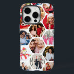 Multi Photo Collage Simple Modern Hexagon Pattern iPhone 16 Pro Case<br><div class="desc">Multi Photo Collage Simple Modern Hexagon Pattern Christmas Phone 16 Pro Cases features a photo collage of your favourite photos in a hexagon shape. Perfect for birthday,  Christmas,  Mother's Day,  Father's Day,  Grandparents,  brother,  sister,  best friend and more. Designed by ©Evco Holidays www.zazzle.com/store/evcoholidays</div>
