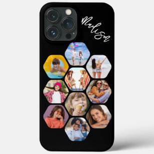 Multi Photo Collage Simple Modern Personalised Case-Mate iPhone Case