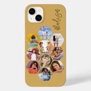 Multi Photo Collage Simple Modern Personalised Case-Mate iPhone 14 Plus Case