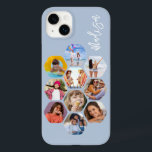Multi Photo Collage Simple Modern Personalised Case-Mate iPhone 14 Plus Case<br><div class="desc">Multi Photo Collage Simple Modern Personalised Name Hexagon Pattern Smartphone iPhone Case features a photo collage of your favourite photos in a hexagon shape. Personalised with your name. Perfect for birthday, Christmas, Mother's Day, Father's Day, Grandparents, brother, sister, best friend and more. PHOTO TIP: centre your photos before uploading to...</div>