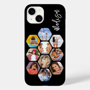 Multi Photo Collage Simple Modern Personalised Case-Mate iPhone 14 Case