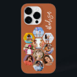 Multi Photo Collage Simple Modern Personalised Case-Mate iPhone 14 Pro Case<br><div class="desc">Multi Photo Collage Simple Modern Personalised Name Hexagon Pattern Smartphone iPhone Case features a photo collage of your favourite photos in a hexagon shape. Personalised with your name. Perfect for birthday, Christmas, Mother's Day, Father's Day, Grandparents, brother, sister, best friend and more. PHOTO TIP: centre your photos before uploading to...</div>