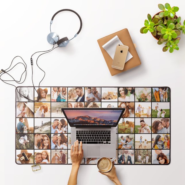 multi photo family gift keepsake desk mat (Creator Uploaded)