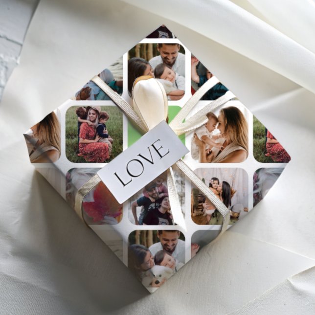 Multi Photo Instagram square  Wrapping Paper (Creator Uploaded)