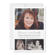 Multi Photo Memorial Sympathy Funeral Program