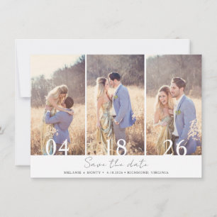 Multi-Photo Modern Wedding Save the Date