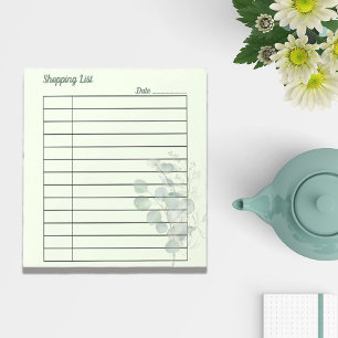 Multi Purpose Custom Purpose Eucalyptus Botanical Notepad