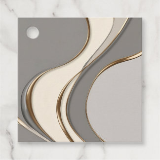 Multi purpose favour tags in stylish graphic