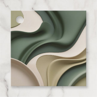 Multi purpose favour tags in stylish graphic