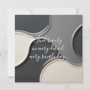 Multi purpose flat card in stylish graphic