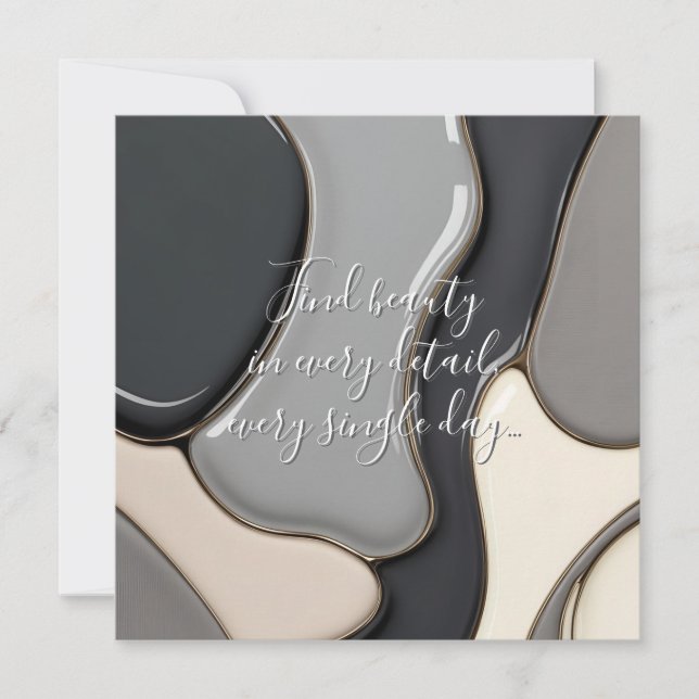 Multi purpose flat card in stylish graphic (Front)