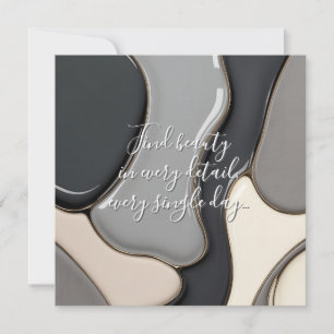 Multi purpose flat card in stylish graphic