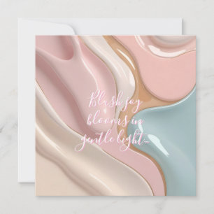 Multi purpose flat card in stylish graphic