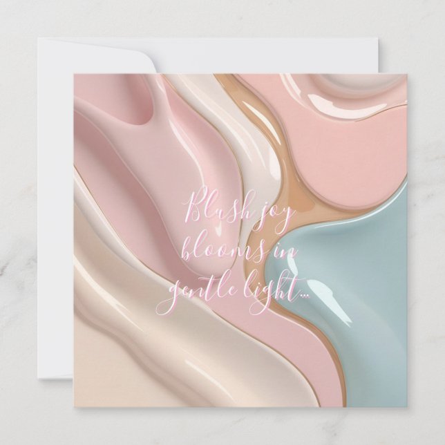 Multi purpose flat card in stylish graphic (Front)