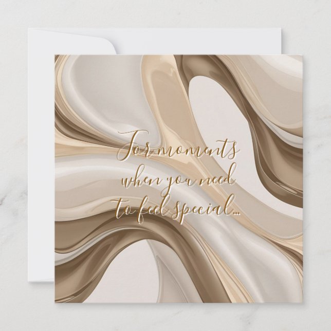 Multi purpose flat card in stylish graphic (Front)