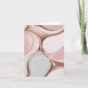 Multi purpose folded card in stylish graphic