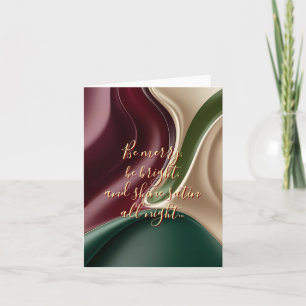 Multi purpose folded card in stylish graphic