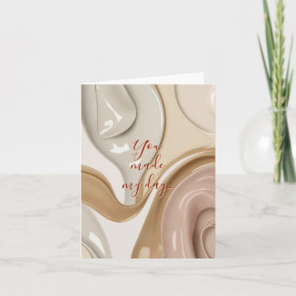 Multi purpose folded card in stylish graphic