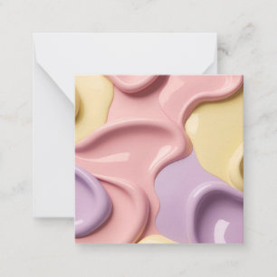 Multi purpose note card in stylish graphic