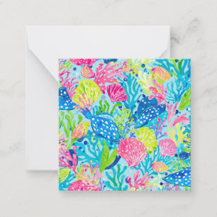 Multi purpose note card in stylish graphic