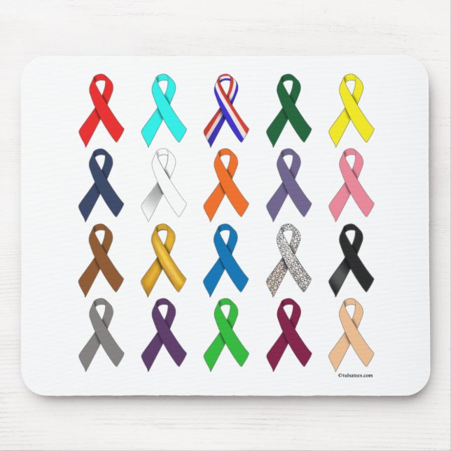 Multi-Ribbon Mouse Mat (Front)