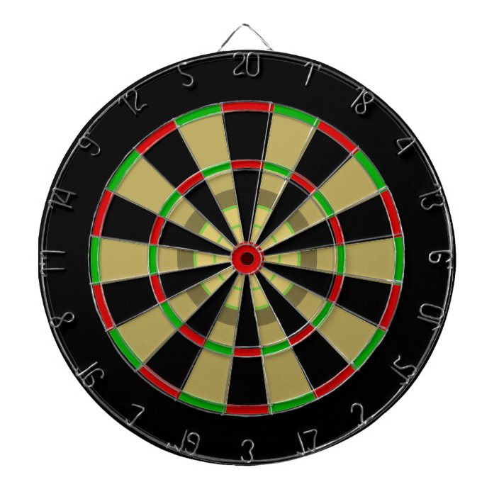 Multi Ring Semi Traditional Dartboard Zazzle.co.uk