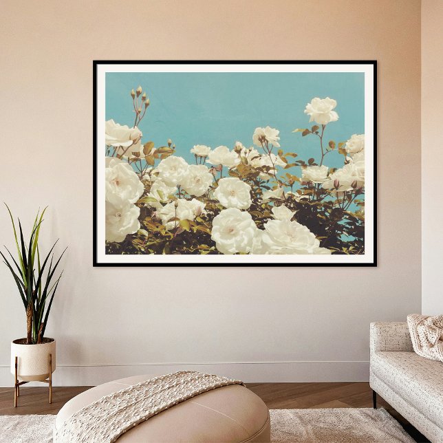 Multi Roses Floral Garden Photo Art Print Poster (Creator Uploaded)