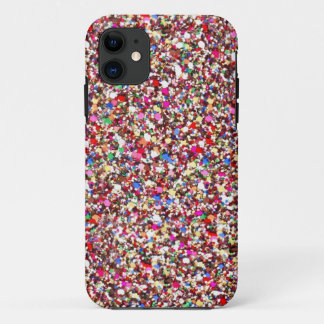 Multi Sequins Reds Sparkle Glitter Bling iPhone 5 11 Case