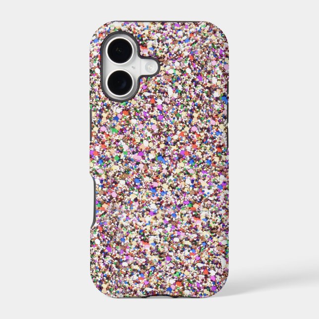 Multi Sequins Sparkle Glitter iPhone 5 Cover (Back)
