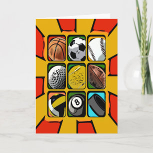 Multi-Sports Abstract Card