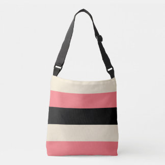 Multi- Stripe Vanilla Collection  Crossbody Bag