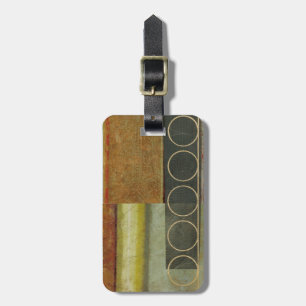 Multi-textured Abstract Painting by Vision Studio Luggage Tag
