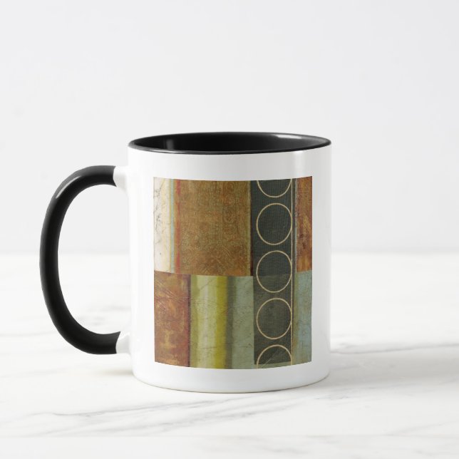 Multi-textured Abstract Painting by Vision Studio Mug (Left)