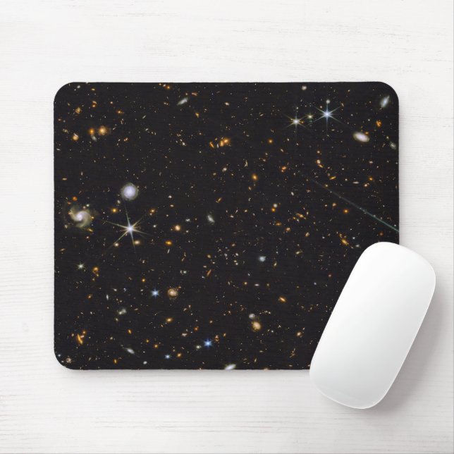 Multi-Wavelength Galaxies | Hubble & JWST Mouse Mat (With Mouse)
