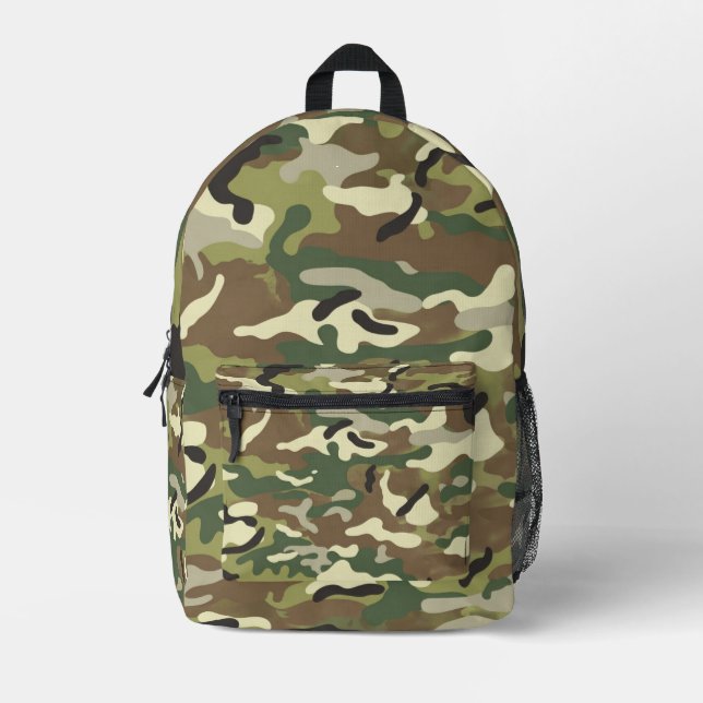 Multicam Tactical Camouflage Pattern Printed Backpack (Front)