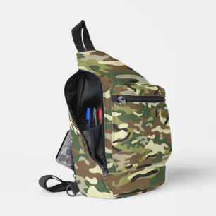 Multicam Tactical Camouflage Pattern Sling Bag
